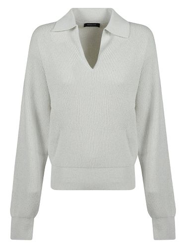 Collared Ribbed Jumper - Fabiana Filippi - Modalova