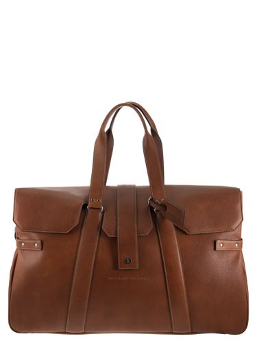 Leather Weekend Bag - Brunello Cucinelli - Modalova