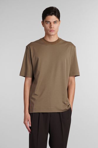 Zegna T-shirt In Green Cotton - Zegna - Modalova