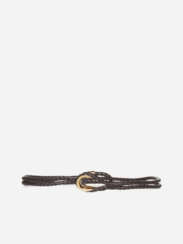 Tubular Belt With Interwoven Pattern - Bottega Veneta - Modalova