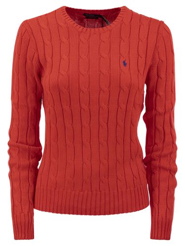 Slim-fit Cable Knit Sweater - Polo Ralph Lauren - Modalova