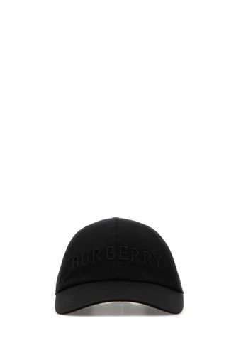 Burberry Black Cotton Baseball Cap - Burberry - Modalova