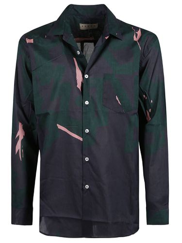 Paura Semi Print Shirt - Paura - Modalova