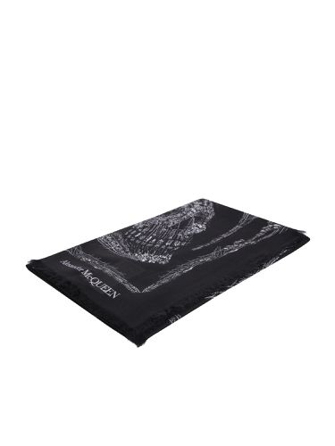 Alexander McQueen Skull Motif Scarf - Alexander McQueen - Modalova