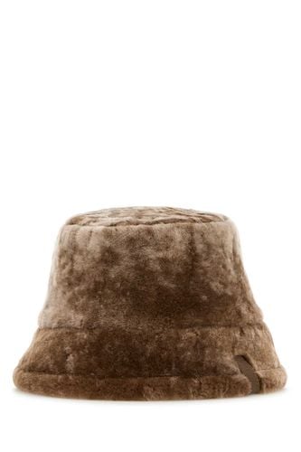 Loewe Biscuit Shearling Bucket Hat - Loewe - Modalova