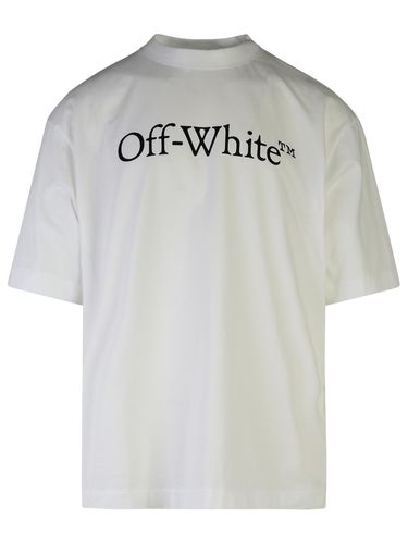 Off- big Bookish Cotton T-shirt - Off-White - Modalova