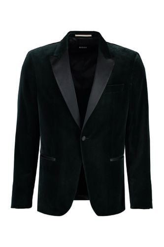 Single-breasted Velvet Jacket - Hugo Boss - Modalova