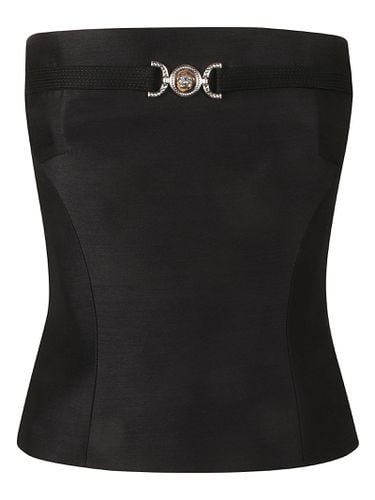 Versace Back Zip Sleeveless Top - Versace - Modalova