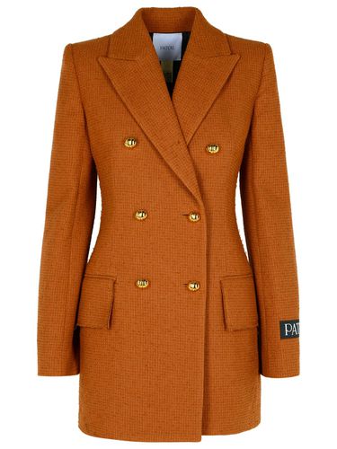 Patou Brown Wool Blend Blazer - Patou - Modalova