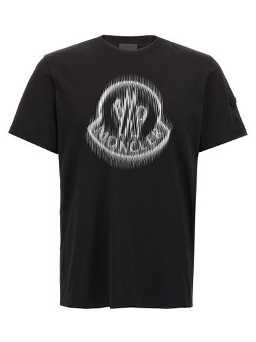 Moncler Gradient Logo T-shirt - Moncler - Modalova