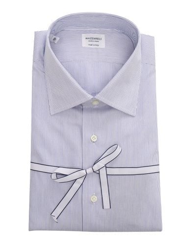 Mazzarelli Striped Cotton Shirt - Mazzarelli - Modalova