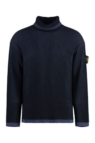 Virgin Wool Turtleneck Sweater - Stone Island - Modalova