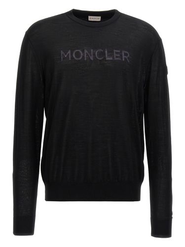 Moncler Logo Intarsia Sweater - Moncler - Modalova