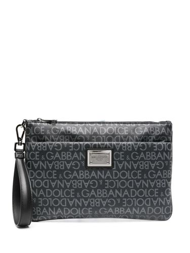 Logo-jacquard Coated Clutch Bag - Dolce & Gabbana - Modalova