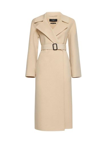 Belted Long-sleeved Coat - Weekend Max Mara - Modalova