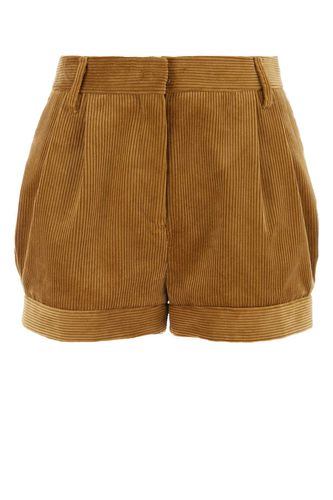 Prada Ochre Corduroy Shorts - Prada - Modalova