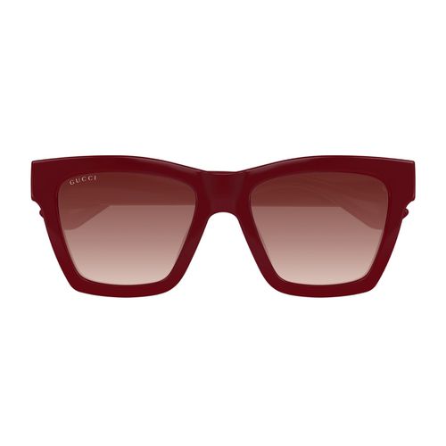 Gucci Gg1714s Linea Gg Logo 003 Burgundy Red Sunglasses - Gucci Eyewear - Modalova