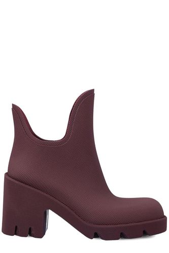 Round-toe Slip-on Heeled Boots - Burberry - Modalova