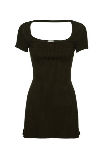 Hyperbole Rib Knit Polo Dress - Courrèges - Modalova