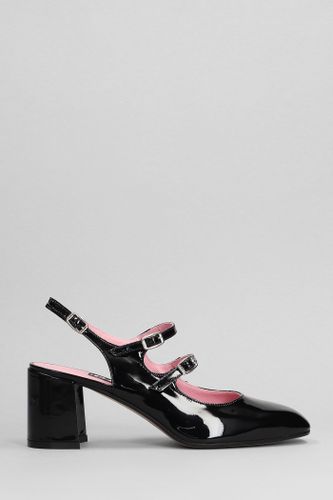 Carel Banana Pumps In Black Leather - Carel - Modalova