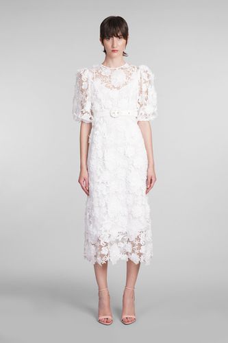Halliday Lace Flower Belted-waist Dress - Zimmermann - Modalova