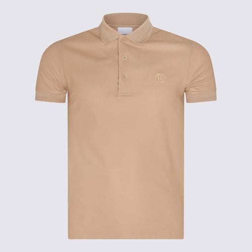 Burberry Beige Cotton Polo Shirt - Burberry - Modalova