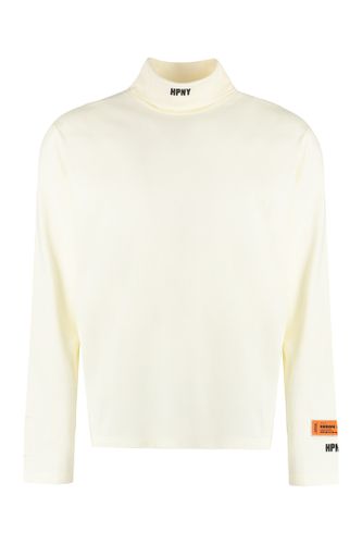 Long Sleeve Cotton T-shirt - HERON PRESTON - Modalova