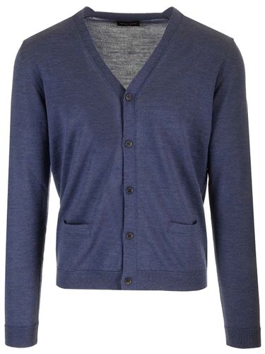 Merino Wool Cardigan - Roberto Collina - Modalova