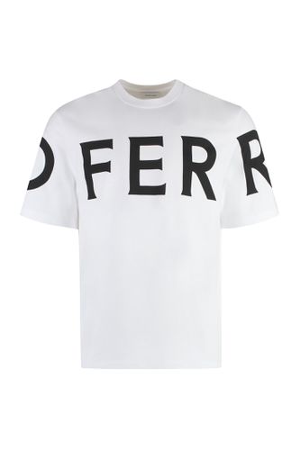 Ferragamo Cotton Crew-neck T-shirt - Ferragamo - Modalova
