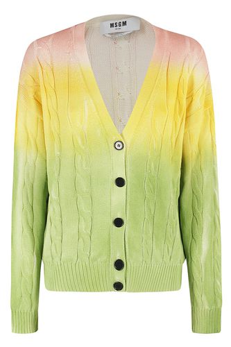 MSGM Degrade Cardigan - MSGM - Modalova