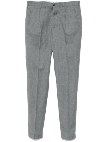 Incotex Grey Virgin Wool Trousers - Incotex - Modalova