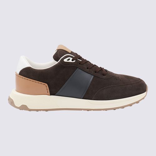 Tod's Brown Leather Sneakers - Tod's - Modalova