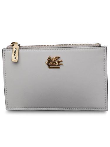 Etro White Leather Wallet - Etro - Modalova