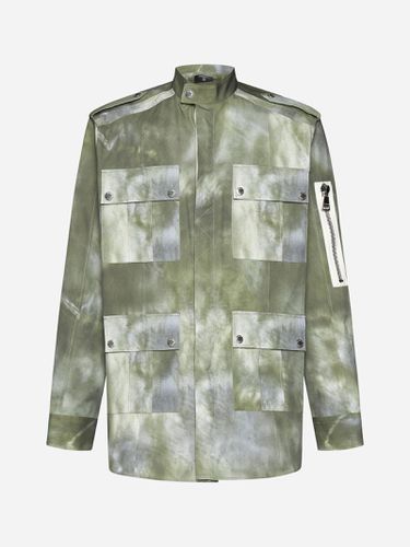Tie-dye Print Cotton Saharan Jacket - Balmain - Modalova