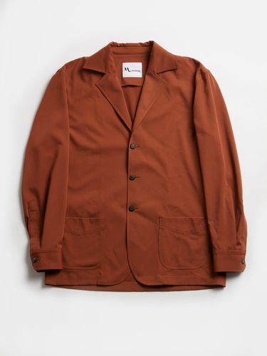 Aabigail Unlined Brown Overshirt - doppiaa - Modalova