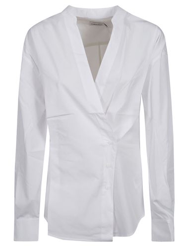 V-neck Wrap Shirt Shirt - Calvin Klein - Modalova