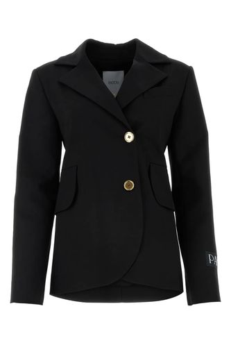 Patou Black Stretch Wool Blazer - Patou - Modalova