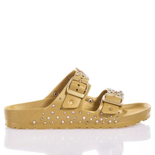 Birkenstock Arizona Victoria Gold - Mimanera - Modalova