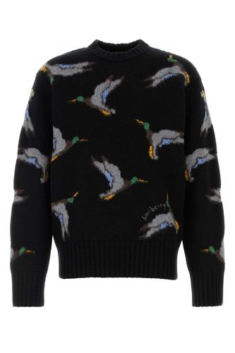 Burberry Embroidered Wool Sweater - Burberry - Modalova