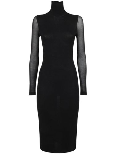 High Neck Long-sleeved Dress - Max Mara - Modalova