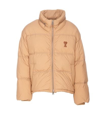 Ami De Coeur Down Jacket - Ami Alexandre Mattiussi - Modalova