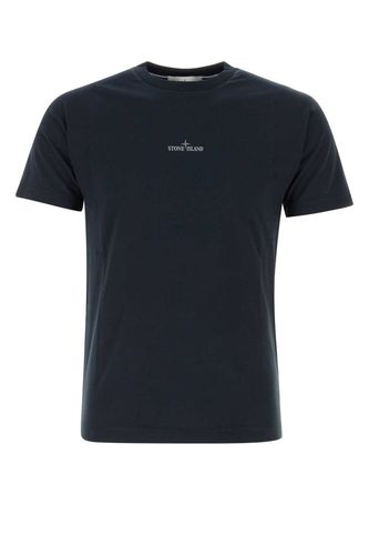 Midnight Blue Cotton T-shirt - Stone Island - Modalova
