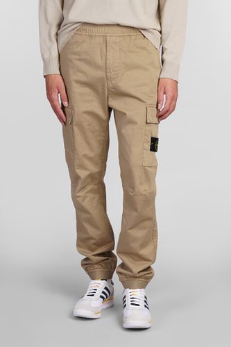 Stone Island Pants In Beige Cotton - Stone Island - Modalova