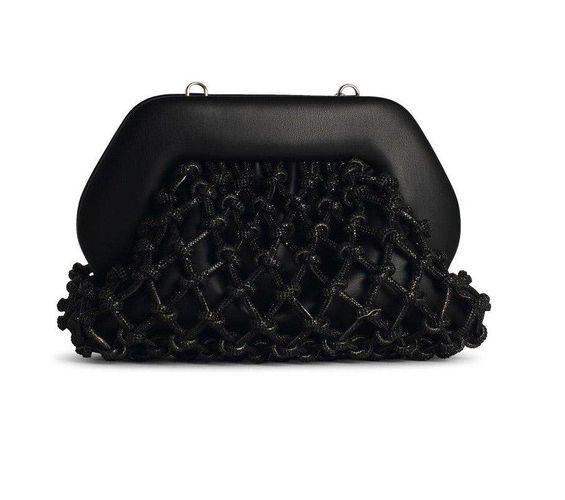 Tia Knotted Caged Design Clutch Bag - THEMOIRè - Modalova