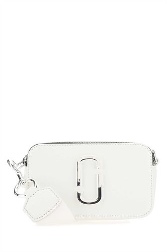 White Leather Small The Snapshot Crossbody Bag - Marc Jacobs - Modalova