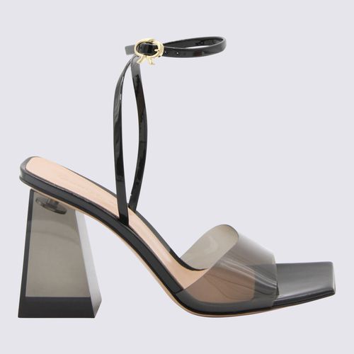 Fume And Leather Cosmic Sandals - Gianvito Rossi - Modalova