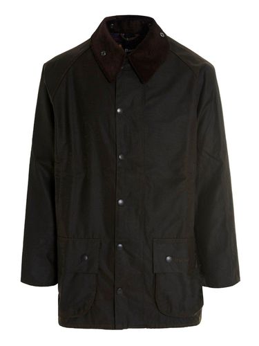 Logo Embroidered Snapfastened Coat - Barbour - Modalova