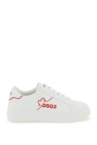 Bumper Low-top Lace-up Leather Sneakers - Dsquared2 - Modalova