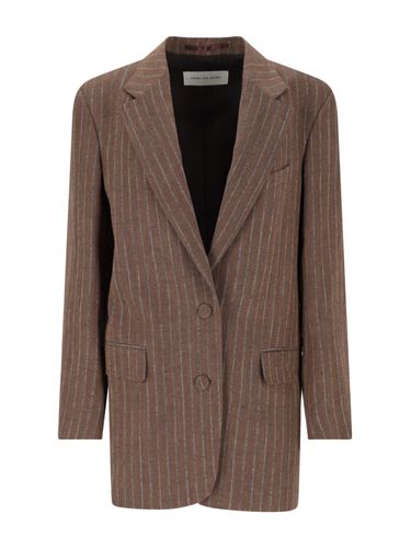 Pinstriped Single-breasted Blazer - Dries Van Noten - Modalova