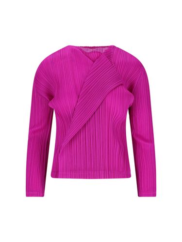 Light Wave Pleated Top - Pleats Please Issey Miyake - Modalova